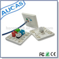 Aucas fancy rj45 jack modular / cat5e keystone jack preço de atacado